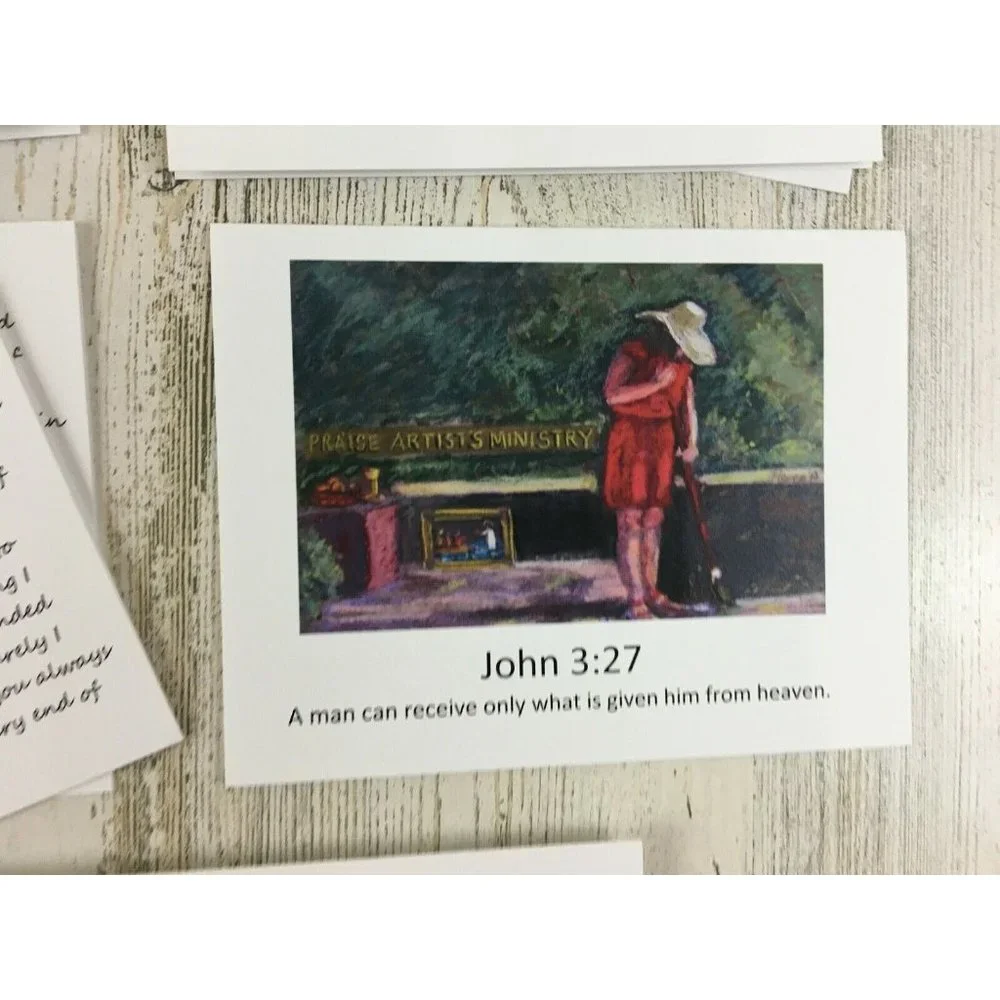 Bible Verse Scripture Note Cards Stationery Praise Art Ministry Kathryn Hoppe